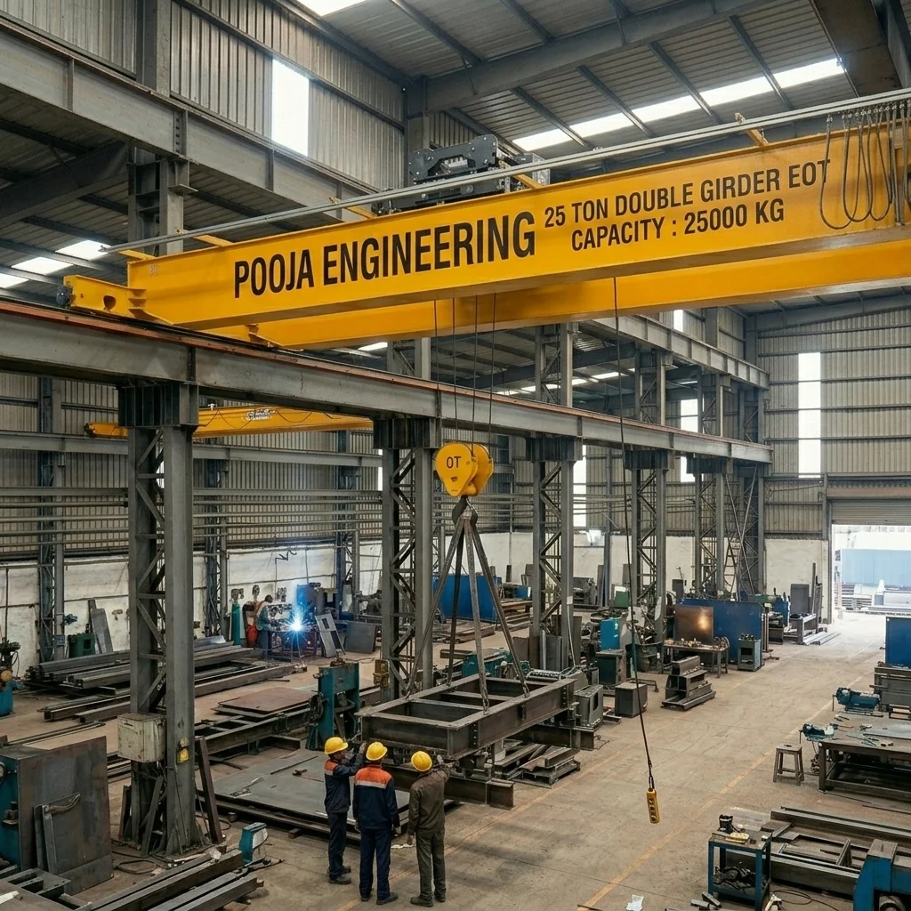 25 Ton Double Girder EOT Crane