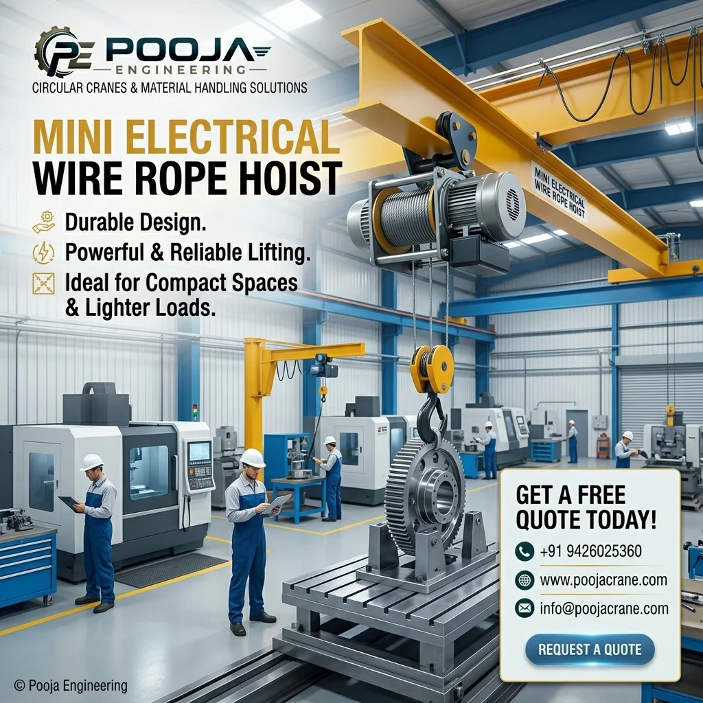 Mini Electrical Wire Rope Hoist