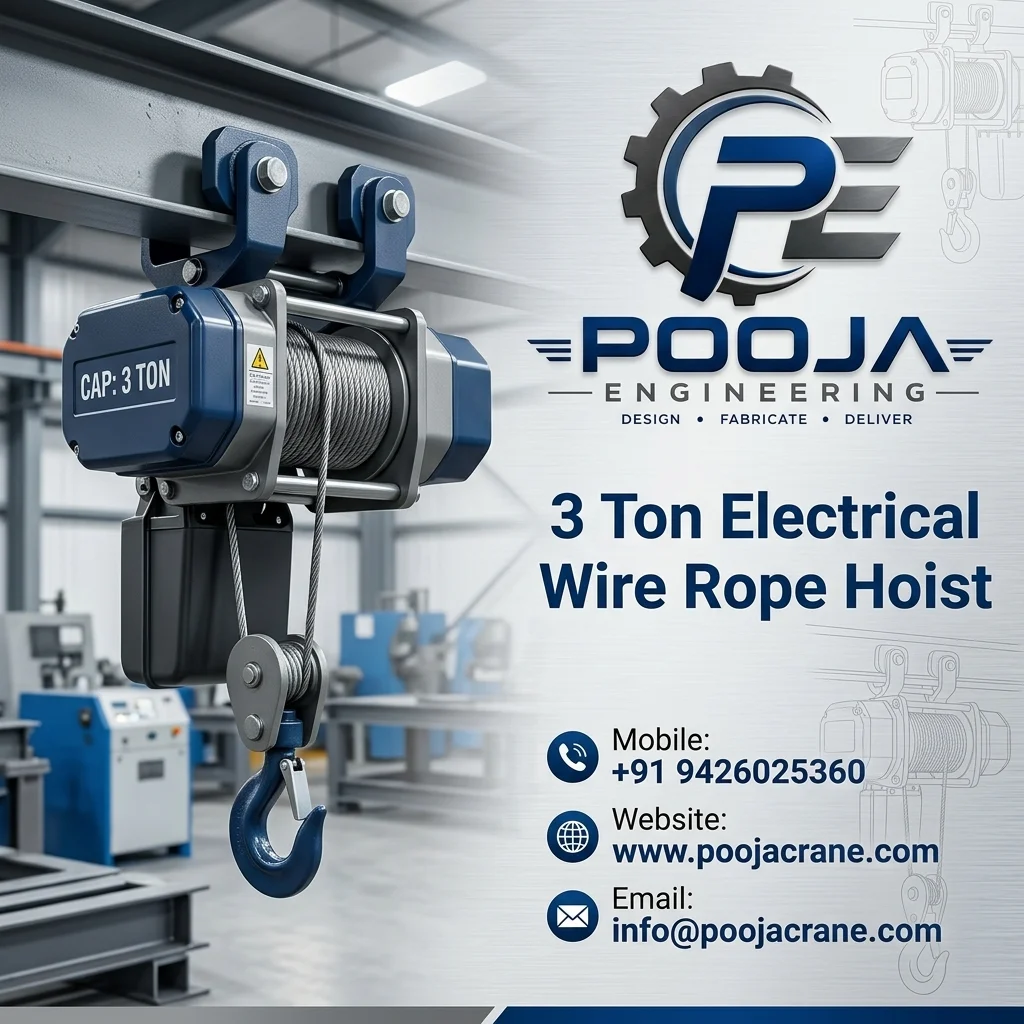 3 Ton Electrical Wire Rope Hoist